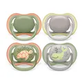 Produktbild: Philips AVENT ultra air Schnuller - 4er Pack, BPA-freier, atmungsaktiver Schnuller für Babys von 6-18 Monaten, inklusive Transport- und Sterilisationsbox, Schildkröte/Wal (Modell SCF085/66)