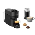 Produktbild: Nespresso De'Longhi Vertuo Pop ENV90.BAE Kaffeekapselmaschine & Aeroccino Milchaufschäumer | 1260W | Liquorice Black