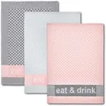 Produktbild: Dyckhoff Geschirrtuch Eat 50 x 70 cm, 100% Baumwolle, mehrfarbig, kariert, 3 Stück