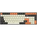 Produktbild: Royal Kludge RK100 Mechanische Tastatur, RGB, mit braunem Schalter, Schwarz-Orange