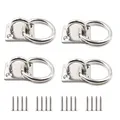 Produktbild: Edelstahl Decksplatte Augplatte mit Ring Edelstahl Augplatte mit Öse Augplatt...