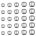 Produktbild: Coolty 75 Stück Metall Rollschnallen, Gürtel Hardware Dornschließe für Taschen Ledergürtel Hand DIY Zubehör, 5 Größen - 13mm, 16mm, 20mm, 25mm, 32mm