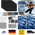 Produktbild: Nylon Selbstkleber Patches 20x15cm 8 Stück Schwarz Reparatur Zelt Da