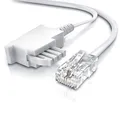 Produktbild: CSL - Internet Kabel Routerkabel - TAE-F Stecker auf RJ45 Stecker - 15m - Int...