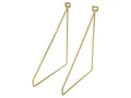 Produktbild: Duraline Wandregalhalter Regalwinkel 2er-Set - Slim, Regalhalter aus Metall, 15 kg Traglast