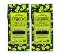 Produktbild: Radico Dunkelbraun 2er-Pack Colour Me Organic Pflanzenhaarfarbe (bio, vegan, Naturkosmetik) dunkelbx2