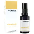 Produktbild: Foondiert® – Vitamin D und MCT Spray 200 Tage Komplettversorgung bioaktiv 1 Sprühstoß liefert 1000 IE veganes Vitamin D mit Kokosöl - Der Energiespender mit Zitronengeschmack ohne Zucker