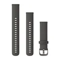 Produktbild: Garmin Schnellwechsel-armband, Silikon graphit/schiefer 18 mm