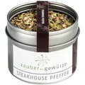 Produktbild: Zauber der Gewürze Steakhouse Pfeffer – perfekte Würzmischung für Steak und Grilldelikatessen, Premium Steak Pfeffer, 45 g
