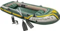 Produktbild: INTEX 68351NP Boot Seahawk 4 Set Schlauchboot 4 Personen mit Paddel Pumpe Anglerboot