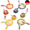 Produktbild: GAGAKU Geschirrset aus Holz Kinder Kinderküchen Spielküche Zubehör Kü