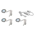 Produktbild: Hera 61056938002 LED-Einbauleuchten-Set, Metall, Edelstahl-optik, 6,8 x 6,8 x 1,5 cm