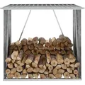 Produktbild: Vidaxl Brennholzlager Verzinkter Stahl 163 X 83 X 154 Cm Grau