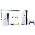 Produktbild: Sony PlayStation 5 Slim, PlayStation 5, Schwarz, Weiß, 16384 MB, GDDR6, 448 GB/s, AMD