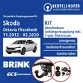 Produktbild: Für SKODA Octavia Fliessheck III Typ 5E3 12- AHK abn. +7pol sp. E-Satz TOP