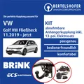 Produktbild: Für VW Golf VIII Fließheck CD1/DA1 11.2019-jetzt AHK abn. +13pol sp. E-Satz TOP