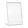 Produktbild: HMF 46934 Acryl Tischaufsteller schräg | DIN A4 Hochformat | Glasklar