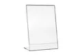 Produktbild: HMF Bilderrahmen 4693 Acryl Tischaufsteller schräg, für 1 Bilder (1 St), L-Ständer DIN A4 Hochformat, Glasklar