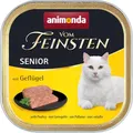 Produktbild: animonda Vom Feinsten Senior mit Geflügel (32 x 100 g), Senior Nassfutter für ältere Katzen ab 7 Jahren, Katzenfutter ohne Getreide und Zucker, mit 100 % frischen, fleischlichen Zutaten
