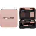Produktbild: Makeup Revolution Brow Sculpt Kit (Dark Brown) (13371291)