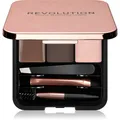 Produktbild: Makeup Revolution Brow Sculpt Kit Set für perfekte Augenbrauen Farbton Dark 2.2 g