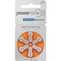 Produktbild: Typ 13 PR48 Power One Hörgerätebatterien 1,45 V - Orange - 120 Stück 20 x 6er Ve...