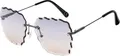 Produktbild: Damen Sonnenbrille Eckige Form 80er Modern Urlaub Sommer Strand 30563 Lila-Rosa