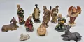 Produktbild: Geschenkestadl Krippenfiguren-Set 11teilig 1,5-5cm Krippe Weihnachtsdekoration Weihnachten Winter Deko