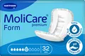 Produktbild: Molicare Premium Form 6 Tropfen, für mittlere Inkontinenz: maximale Sicherheit, extra Auslaufschutz und Diskretion für Frauen und Männer, zu verwenden mit MoliCare Premium Fixpants, 32 Stück