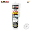 Produktbild: Sanitär Silikon Weiss 300 ml Sanitärsilikon Dichtstoff Bad Küche Dusche Fliese