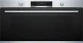Produktbild: Bosch VBC5580S0 Serie 6 EEK:  Einbaubackofen, 90cm breit, 85 L, Kindersicherung, Teleskopauszug, Heißluft, edelstahl