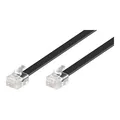 Produktbild: Goobay RJ12 Anschlußkabel 3m,sw,St/St 50321