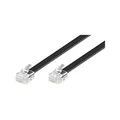 Produktbild: Goobay 50321 Modularanschlusskabel 3 Meter, Schwarz - RJ12-Stecker (6P6C) auf RJ12-Stecker (6P6C)