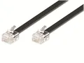 Produktbild: GOOBAY Telefon-Anschlusskabel RJ12, schwarz, 3 m