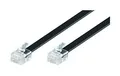 Produktbild: Goobay Telefonkabel 3m RJ12 6 (6) Stecker schwarz 6p - 50321
