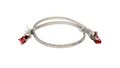 Produktbild: Kabel krosowy patchcord S/FTP (PiMF) kat.6 LSZH szary 0,5m 50885