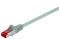 Produktbild: Netzwerkkabel Patchkabel CAT6 S/FTP PIMF RJ45 grau 0,50m