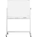 Produktbild: Magnetoplan Whiteboard SP Mobil (B x H) 1200mm x 900mm Weiß, Aluminium speziallackiert Beide Seiten nutzbar, Inkl. Ablageschale