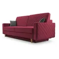 Produktbild: Möblo Schlafsofa, Rot, Holz, 3-Sitzer, 230x96x97 cm, Wohnzimmer, Sofas & Couches, Schlafsofas