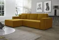Produktbild: Fun Möbel Ecksofa Schlafsofa Sofa CONOR PREMIUM Stoff oder Kunstleder, inkl. 3 Rücken- 2 Zierkissen, inkl. Schlaffunktion mit Bettkasten