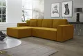 Produktbild: Fun Möbel Ecksofa Schlafsofa Sofa CONOR PREMIUM Stoff oder Kunstleder, inkl. 3 Rücken- 2 Zierkissen, inkl. Schlaffunktion mit Bettkasten