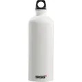 Produktbild: SIGG - Alu Trinkflasche - Traveller Weiß - Klimaneutral Zertifiziert - Für Kohlensäurehaltige Getränke Geeignet - Auslaufsicher - Federleicht - BPA-frei - Outdoor - 1L
