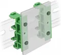 Produktbild: DeLOCK - DIN-Schienenklammer - grün (Packung mit 4) (65961)