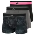 Produktbild: adidas Sportswear Trunk Active Micro Flex (3er Pack) elastischer Bund, weich, Mikrofaser, ohne Eingriff schwarz XXL