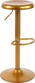 Produktbild: CLP Barhocker Williston Höhenverstellbar mit Drehfunktion und Fußstütze,gold