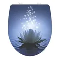 Produktbild: Schütte WC-Sitz High Gloss mit Absenkautomatik und Schnellverschluss (Water Lily)