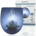 Produktbild: Schütte - Duroplast Hg Wc-sitz Water Lily, Mit Absenkautomatik Und Schnellverschluss