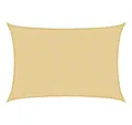 Produktbild: vidaXL Sonnensegel 3 x 5 m Sonnensegel Sandfarbe 5x3 m 100 Polyester Oxford Wind Sonne Sc