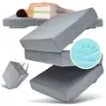 Produktbild: Herlag Visco Klappmatratze 200x120x14cm Memory-Foam hochwertiges Gästebett extra bequem - Grau