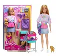 Produktbild: BARBIE MALIBU STYLIST DOLL set with a dog HNK95 Mattel